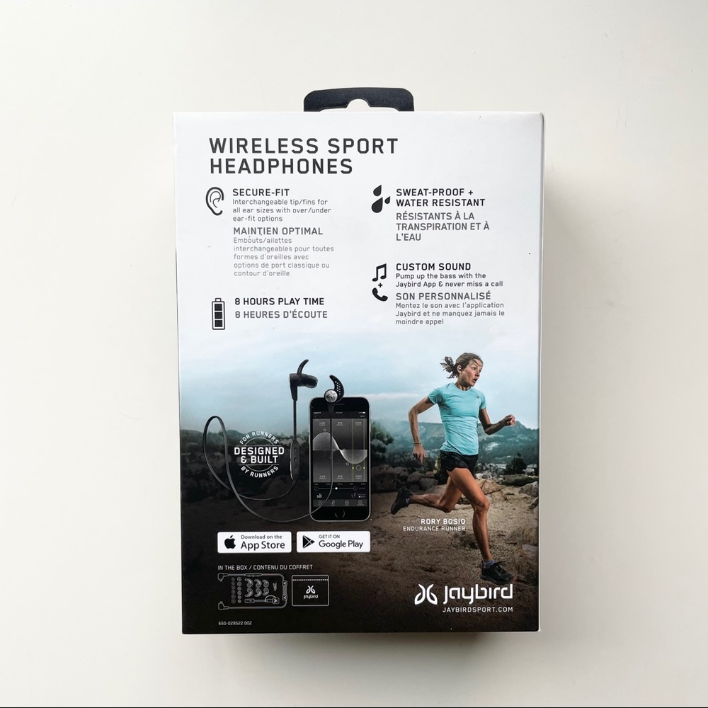 Jaybird X3 Sport Bluetooth Headphones, Blackout - Picture 9 of 16